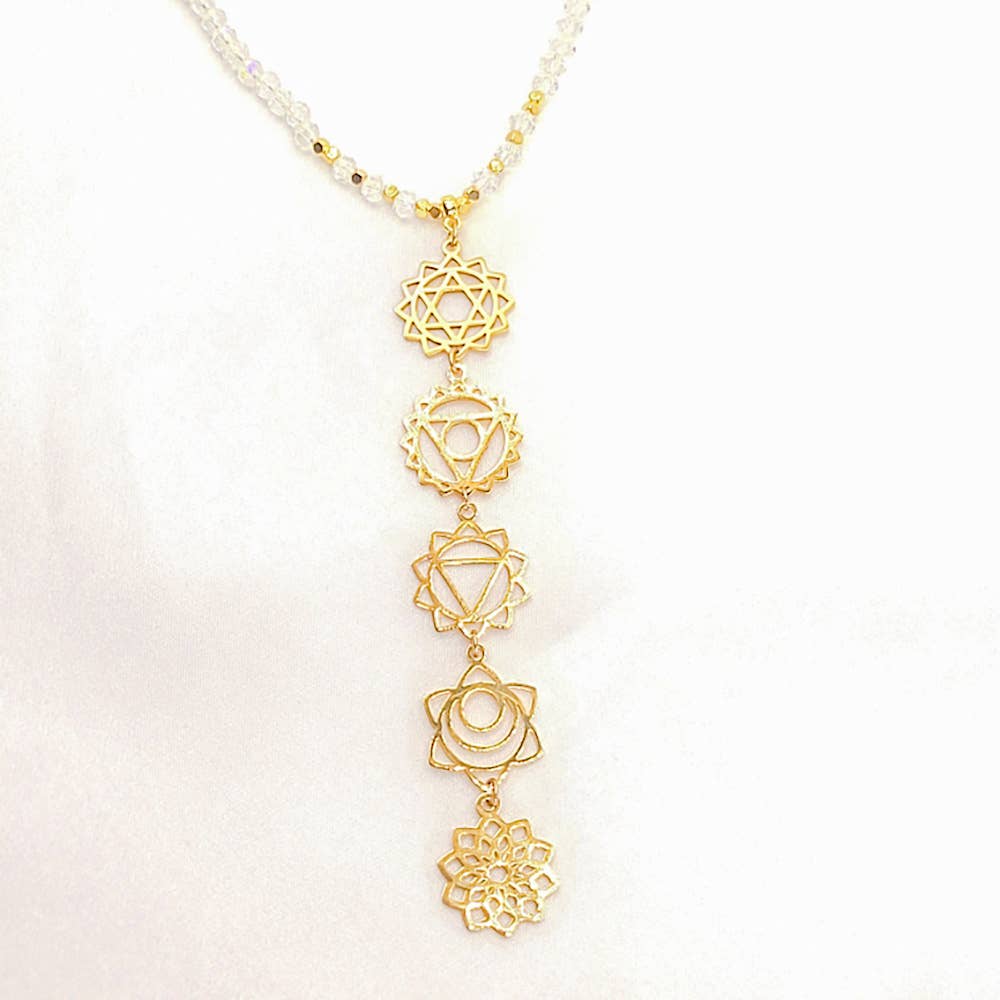 Moira Bijoux Creation - Wholesale Pendant/Charm Necklace - Prana crystal necklace1