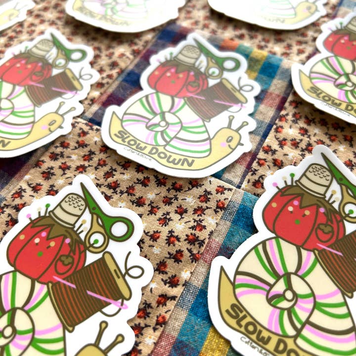 Cotton and Ochre - Wholesale Sticker - Slow Down Sticker1