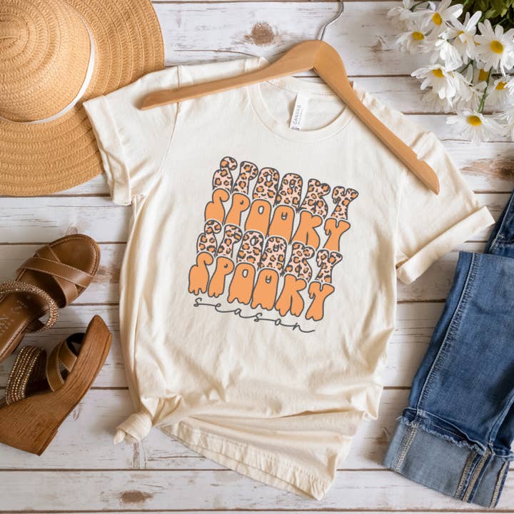Spooky Season Graphic Tshirt, Women's, Unisex for wholesale by Crafty Mamas Creationz