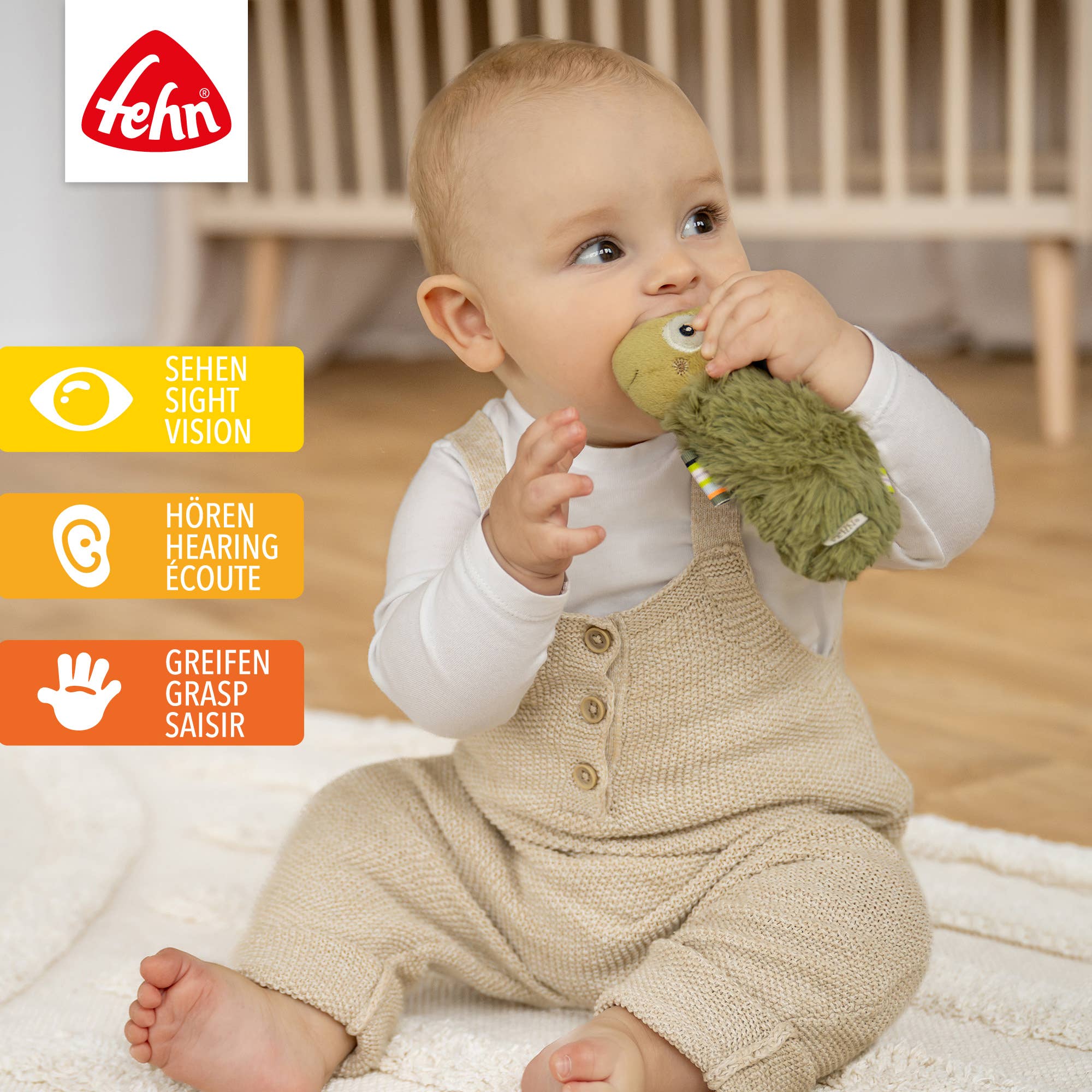 Fehn - Wholesale Handheld Rattle - Baby - Chameleon Grasping Toy - Grasping & Motor Skills Toy1