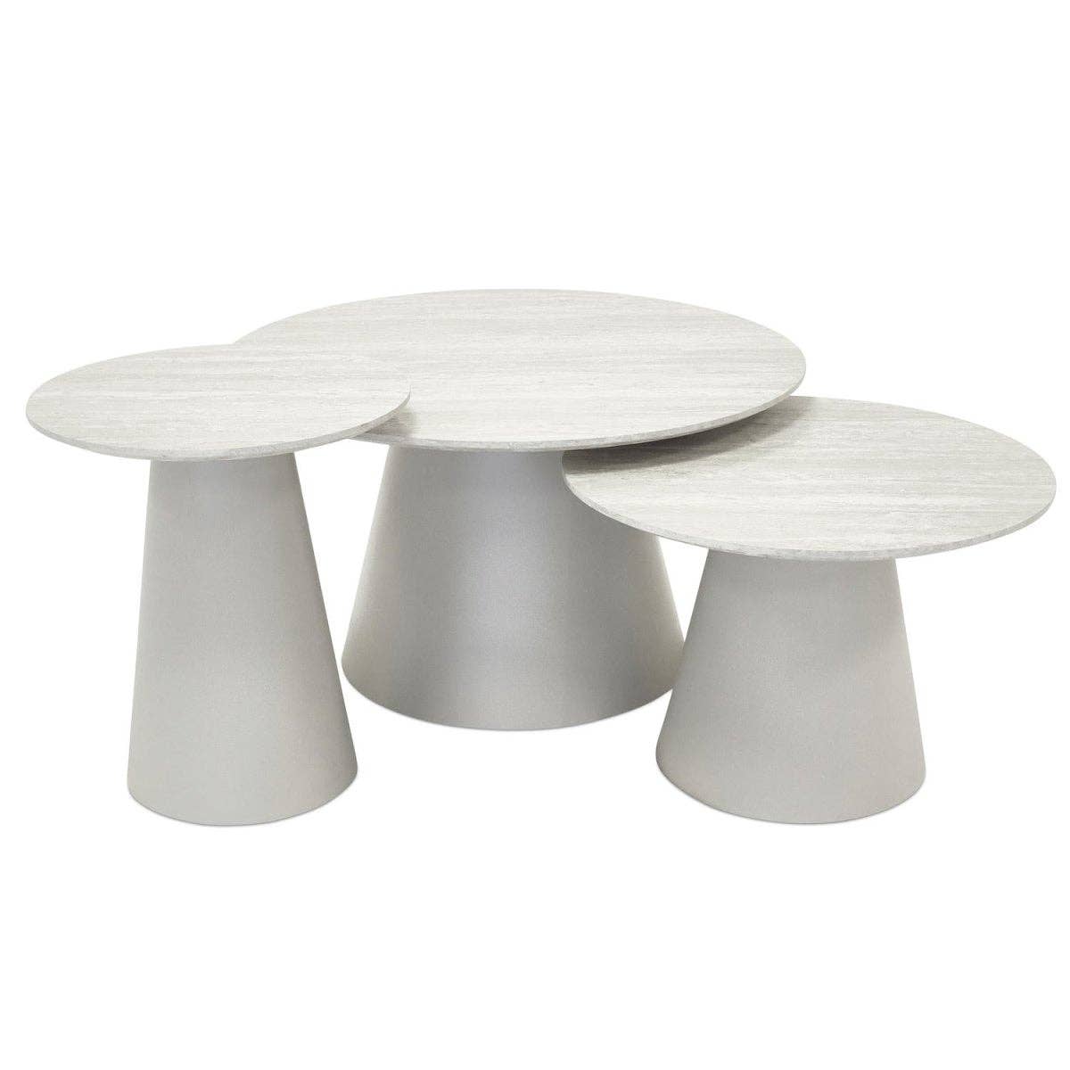 Furnhouse – wholesale Soffbord – Runt Soffbord Tango ø80x45 cm - Grå8