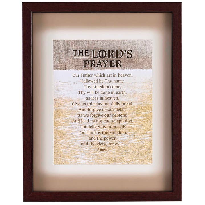 Dicksons – Großhandel Schilder – Gerahmtes Wandbild Lords Prayer KJV 11x141