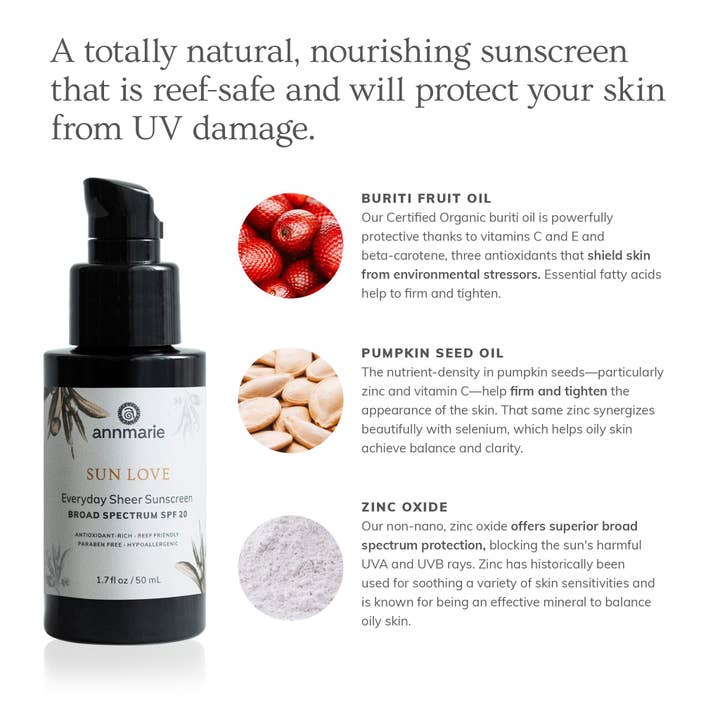 Annmarie Skin Care - Wholesale Sunscreen - Sun Love - Everyday Sheer Sunscreen SPF 20 (50ml)