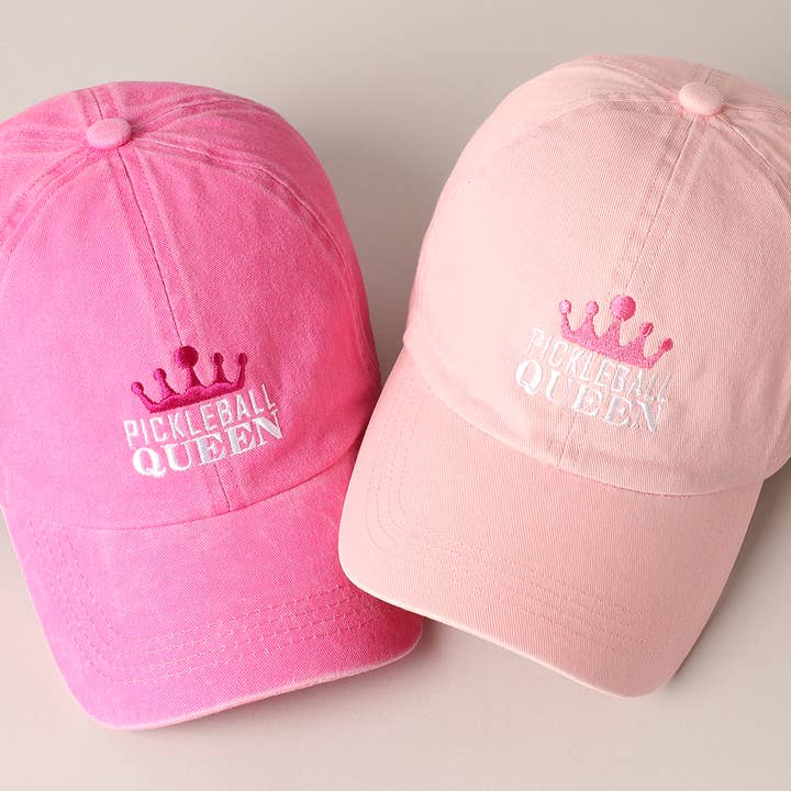 Pickleball Queen met geborduurde kroonpet voor wholesale door Fashion City