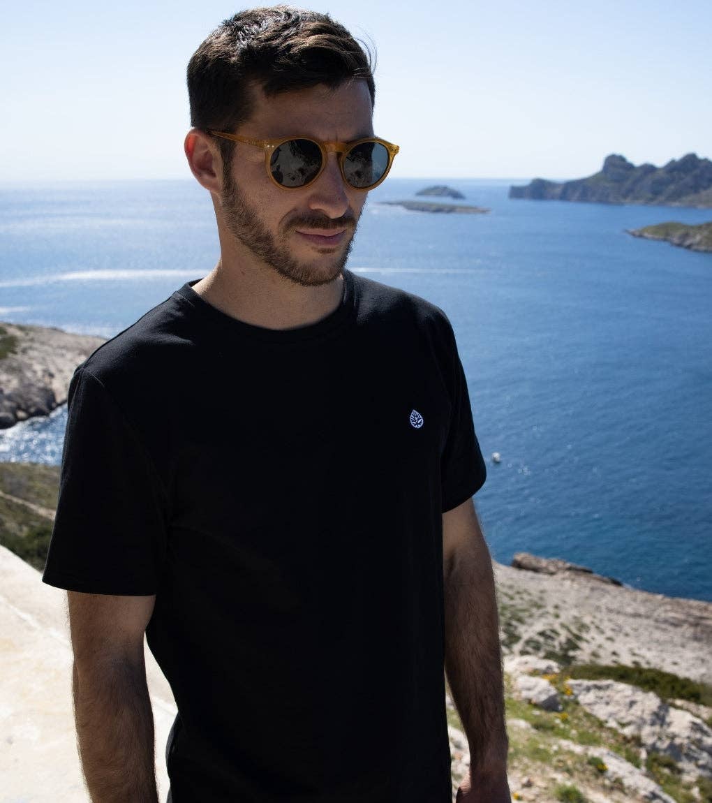 Recif. - Wholesale T-Shirt - Unisex - Recycled T-Shirt - Black1