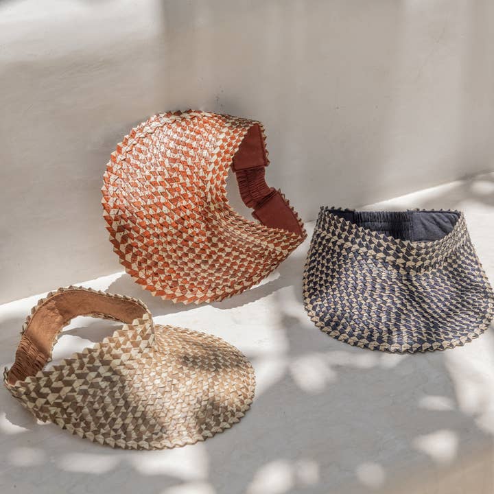 Village Thrive - Wholesale Visor - Women's - Rattan Sun Visor in Ombre8