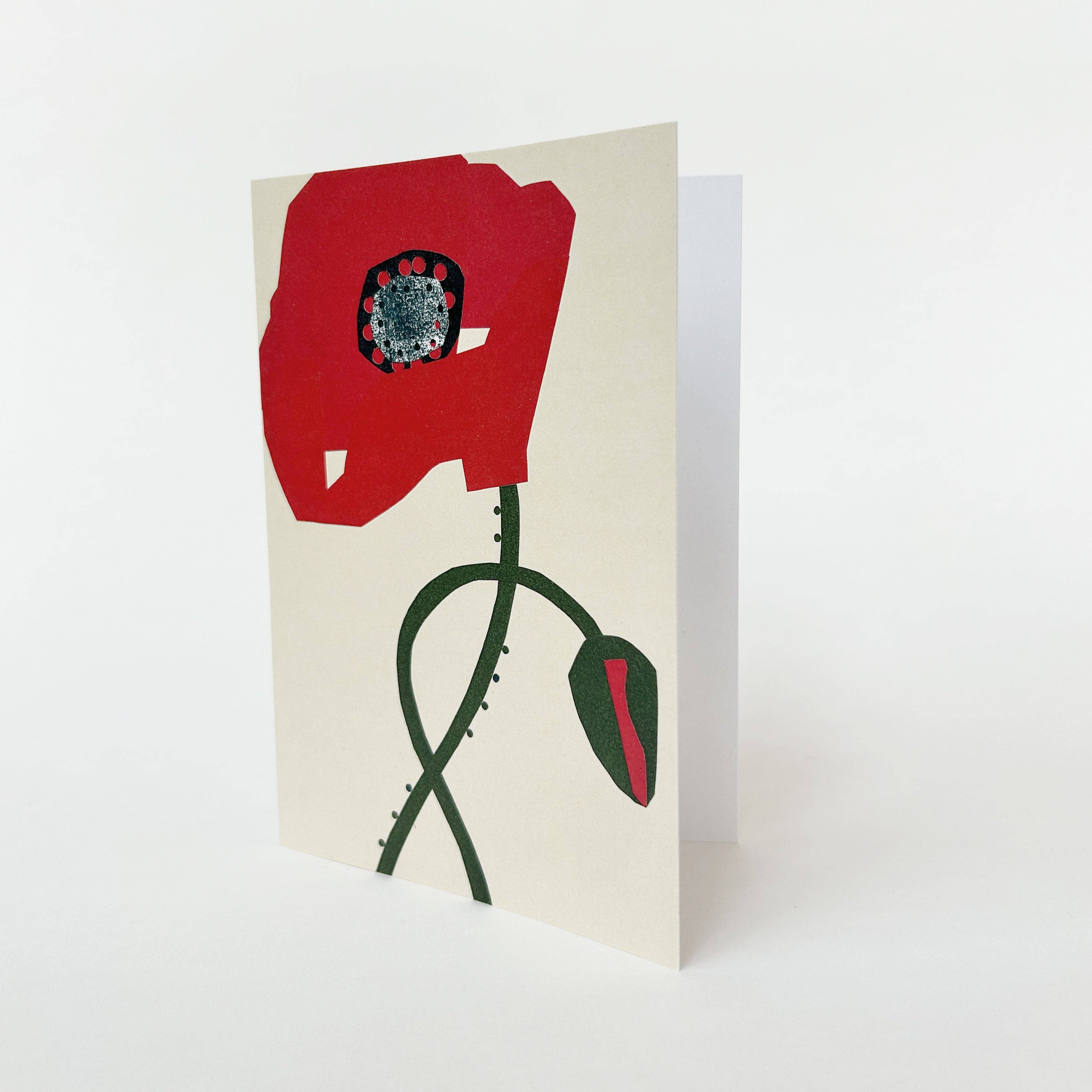 Cait McEniff - Wholesale Everyday Greeting Card - Poppy Greetings Card1