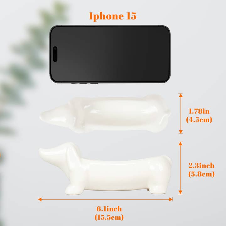 Yobro - Wholesale Jewelry Dish - YOBRO Hot Dog Jewelry Tray Dachshund Ceramic Mini Dish