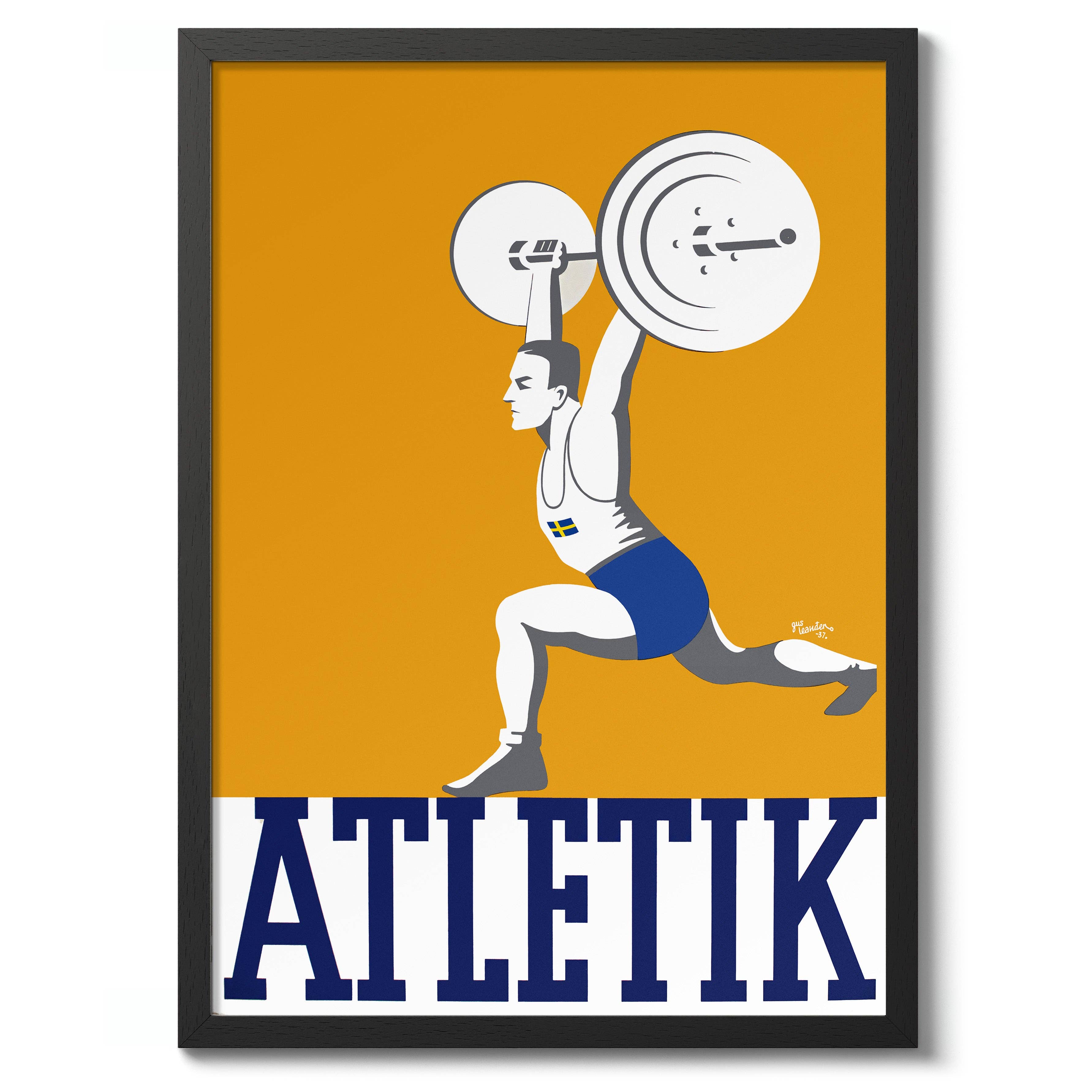 Animato – wholesale Poster – Athletic Weightlifting - Sweden7
