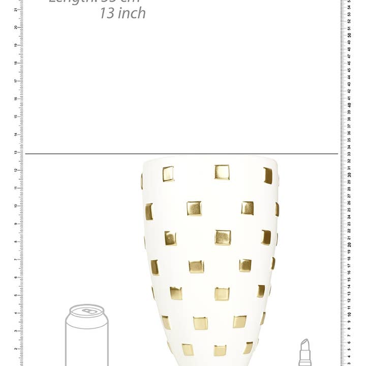 Ohno - Wholesale Vase - Ohno Home Accessories Ademas Vase - White3