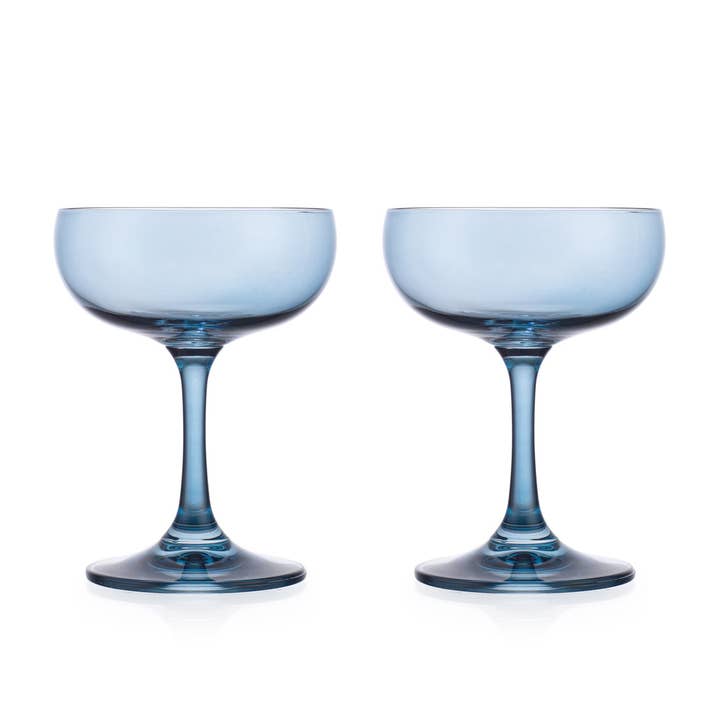 Godinger - Wholesale Cocktail/Liquor Glass - Set of Two Veneto Coupes Frost