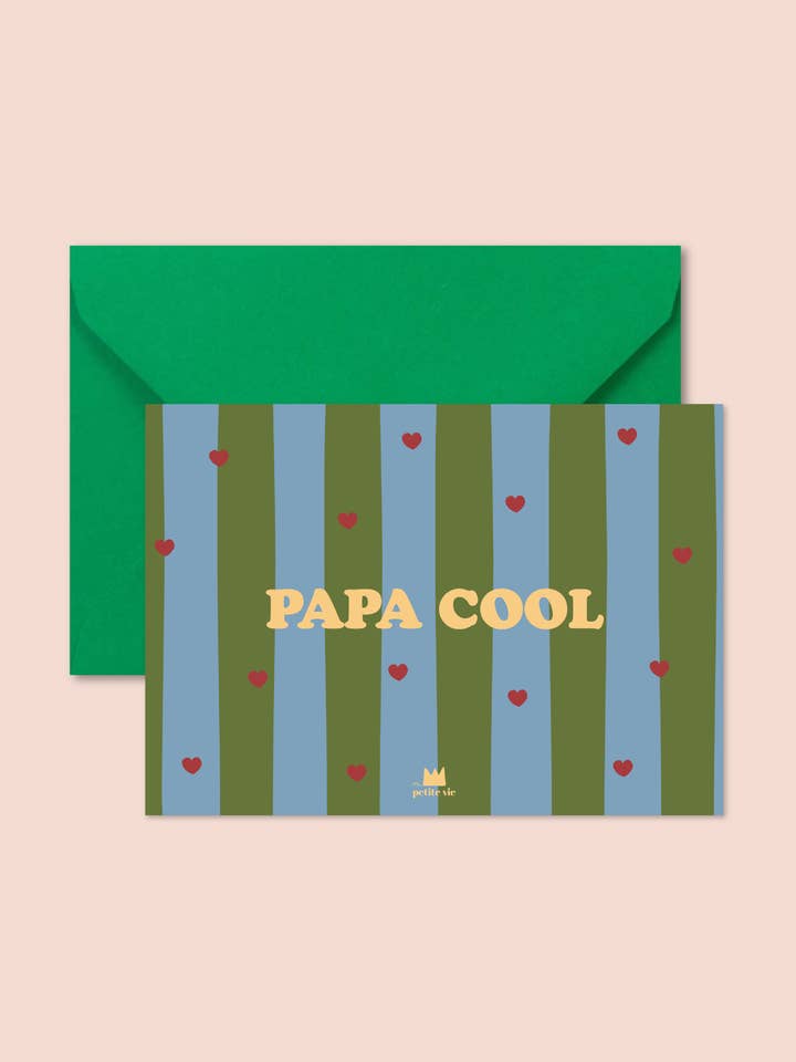 Father's Day Card: Cool Dad (with envelope) for wholesale by Ma Petite Vie