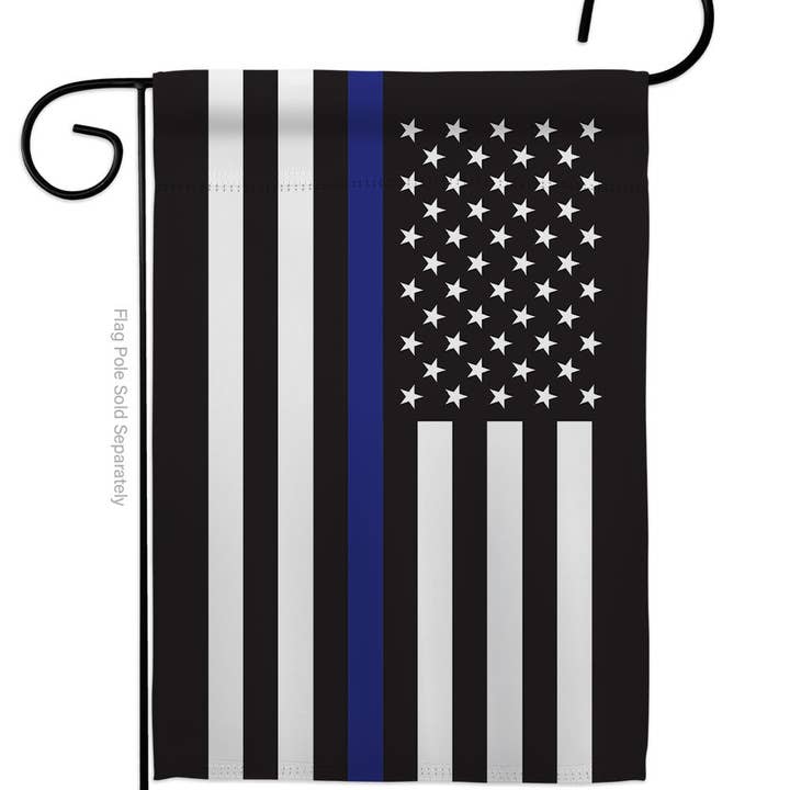 Two Group Flag Co - Wholesale Flag - Thin Blue Line First Responders Police USA Decor Flag