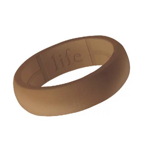 Women’s Silicone Ring- Gold for wholesale by Life Rings