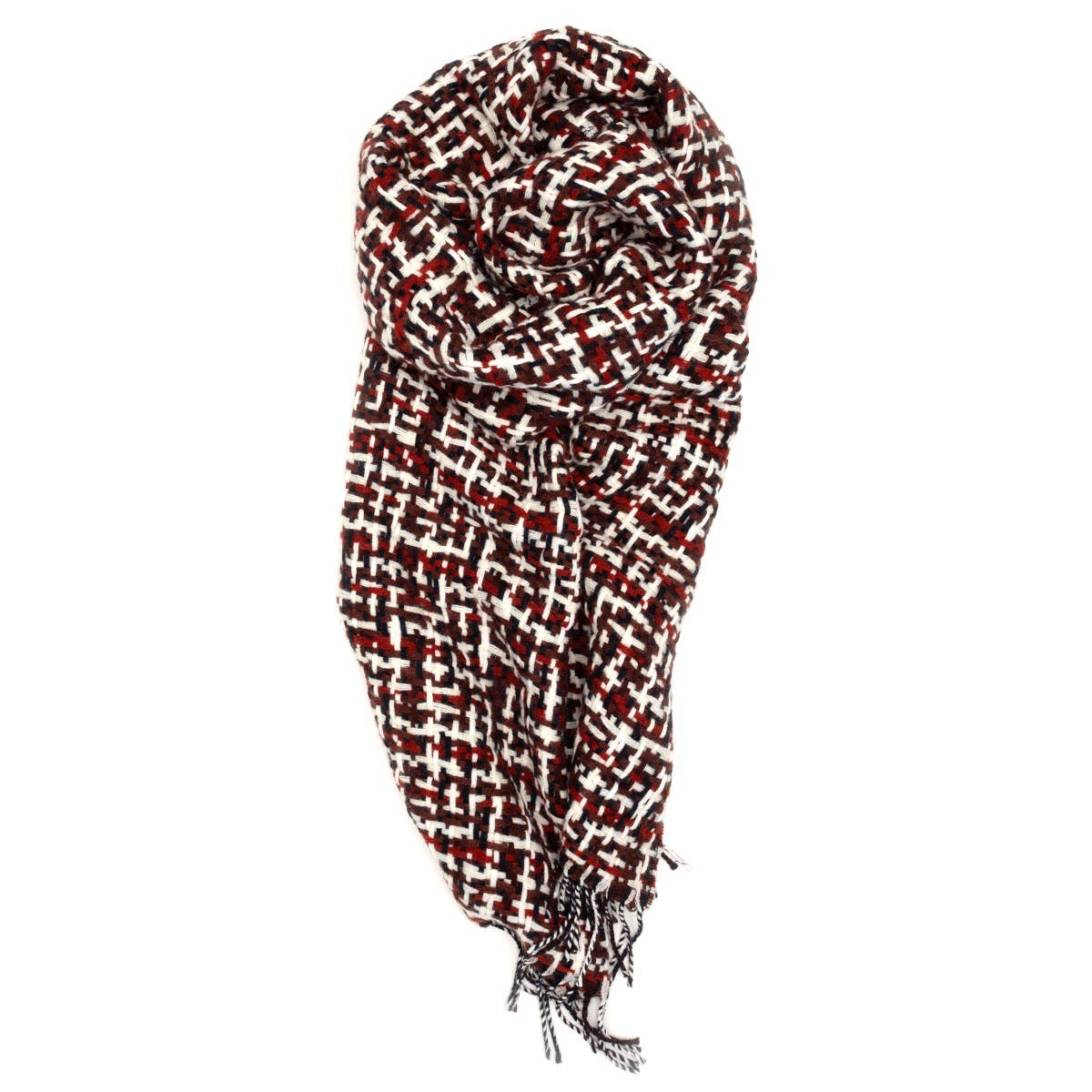 fig & bella - Vendita all'ingrosso Sciarpa - Unisex - Maxi sciarpe in tweed3