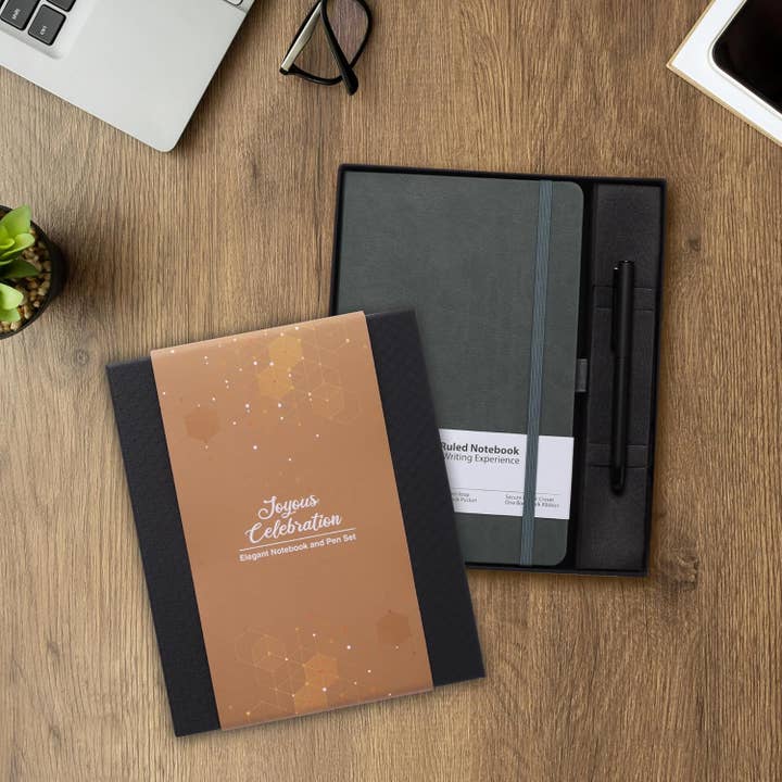 Doodle – wholesale Stationery/notecard set – Gift Set - A5 Notebook - Stylus Pen in a Premium Gift Box3