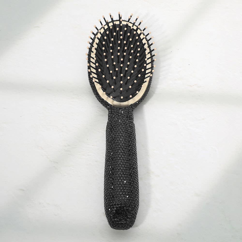 Sensibling Corp. – wholesale Hårborste/kam – Rhinestone-prydd paddelborste2