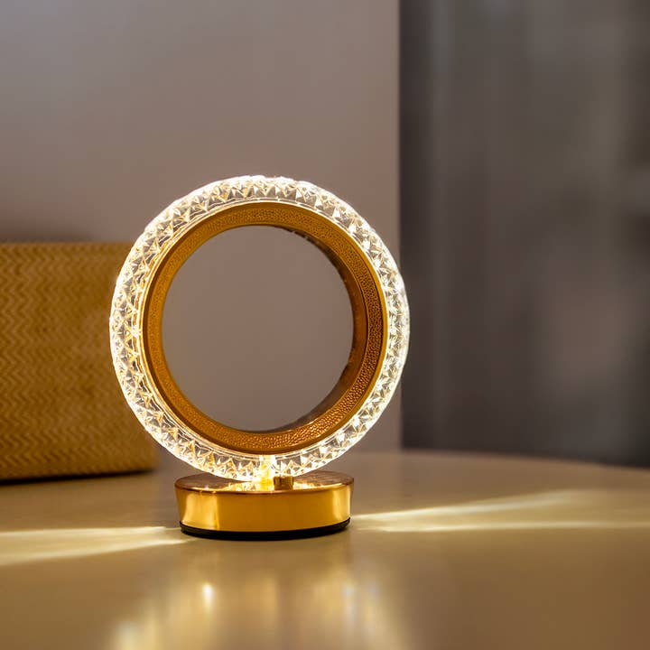 LAX Gadgets - Wholesale Accent/Desk Lamp - Night Stand LED Light with Ring design- Retail Packaging5