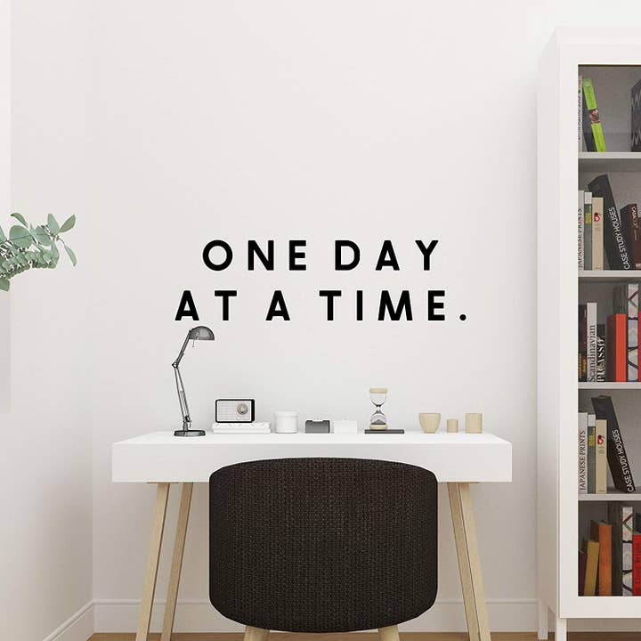 My Vinyl Story - Wholesale Wall Decal/Stickers - One Day at A Time Wall Decal Sticker1
