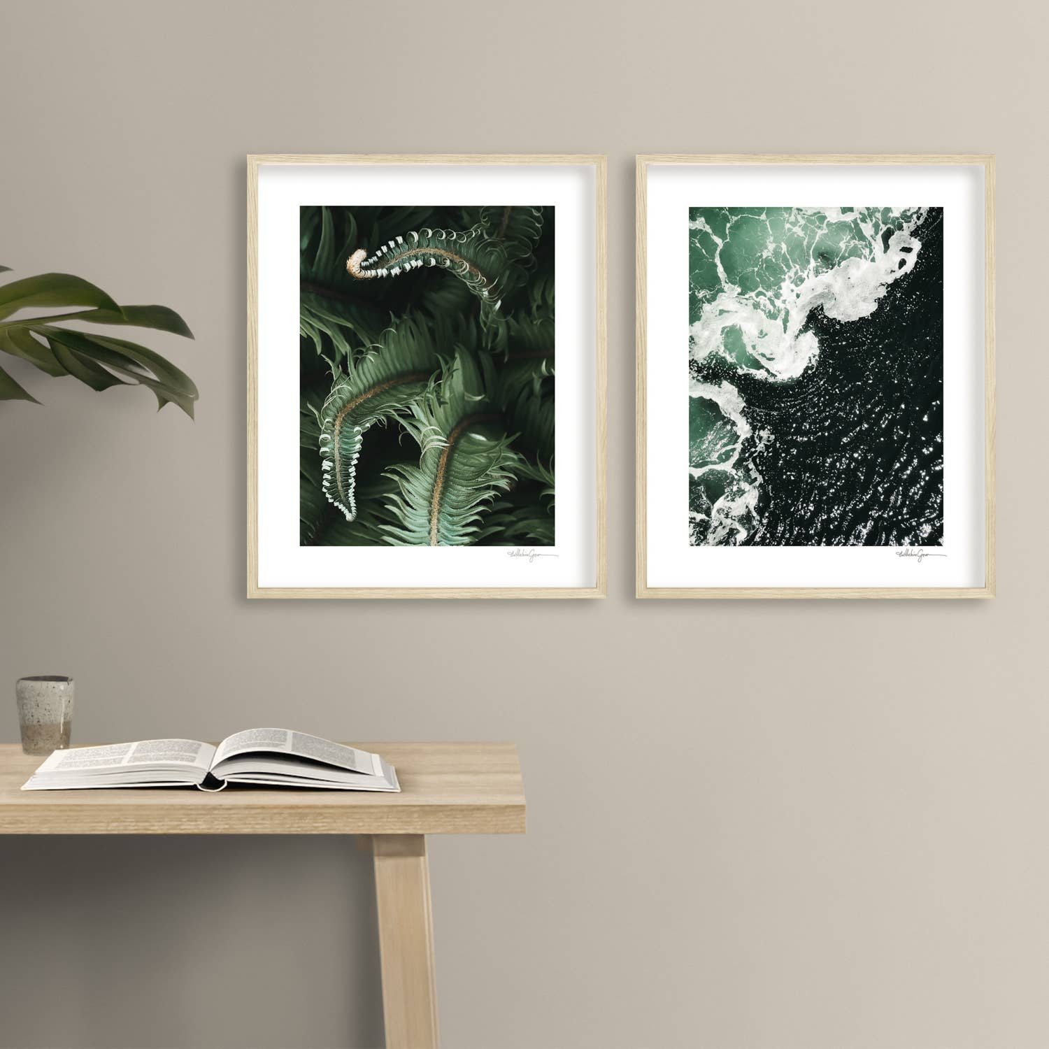 Ocean Sky Lab - Wholesale Art Print - Art Print | Green Ocean Swirl | Pacific Northwest Print1