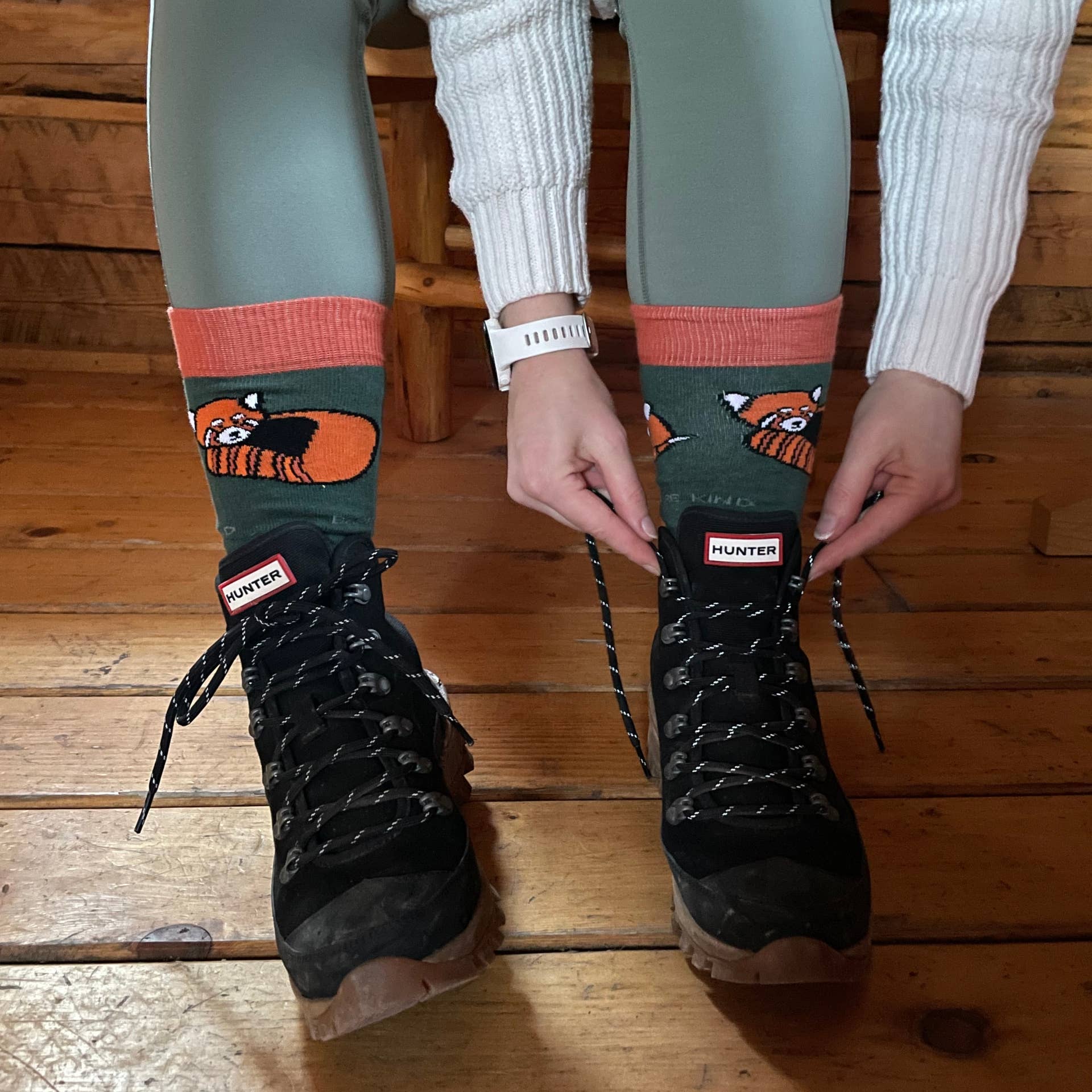 Bare Kind Socks - Vendita all'ingrosso Calzini - Unisex - Calzini Red Panda | Calzini in bambù | Calzini verdi7