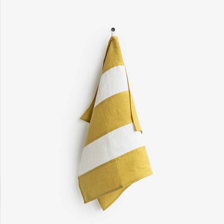 MagicLinen - Wholesale Tea Towel - Striped Linen Tea Towel | Kitchen towel Zero-waste