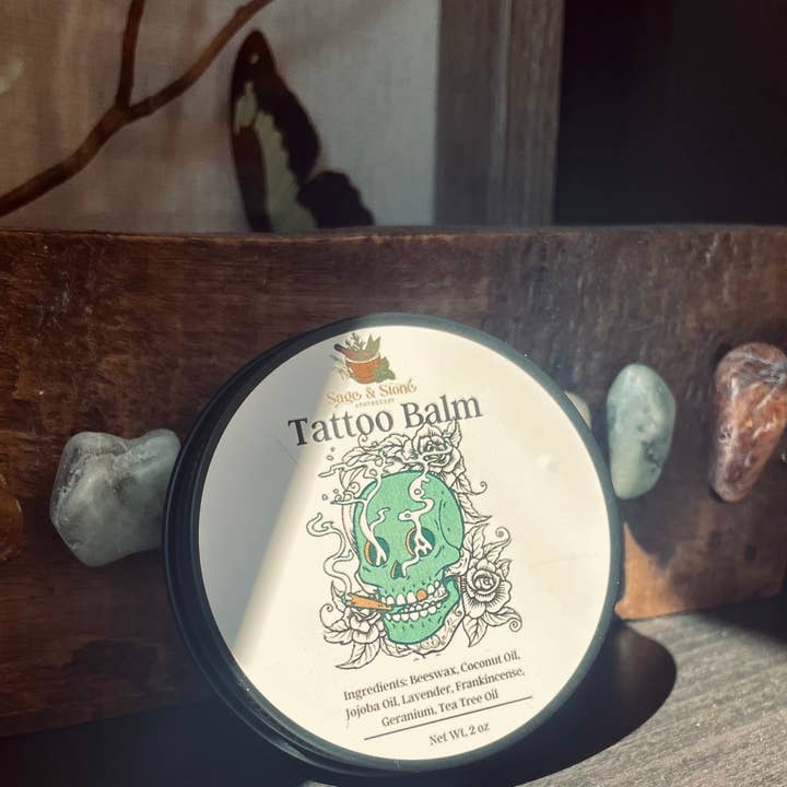Sage & Stone Apothecary – wholesale Tatueringssalva/tatueringsvård – Tatuering Healing Balm2