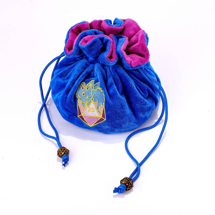 Sac à dés Whimsy Wyrm's Treasure Trove pour la vente par Hymgho Premium Dice