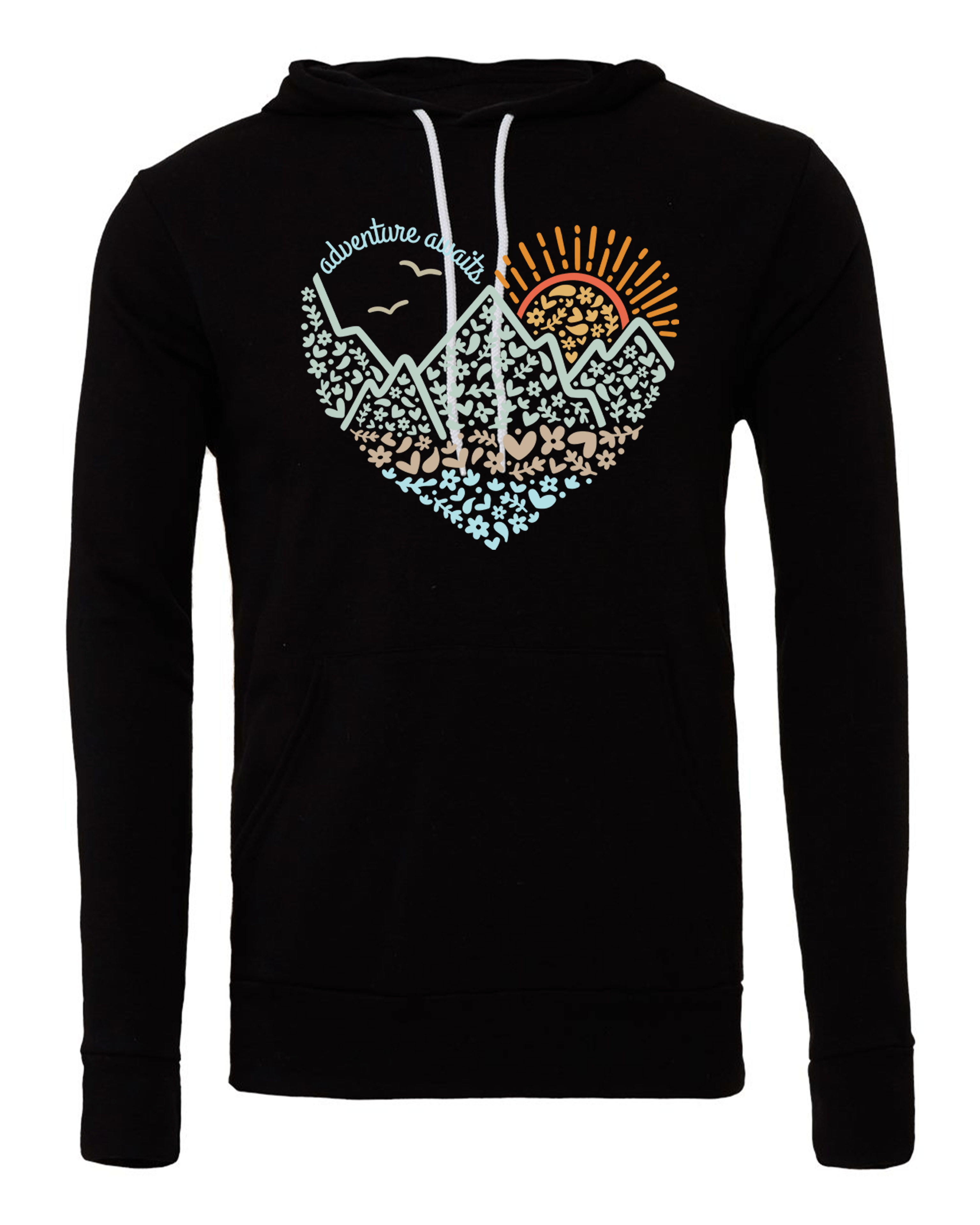 208 Supply Co - Wholesale Hoodie - Unisex - Adventure Awaits Heart- Hoodie3