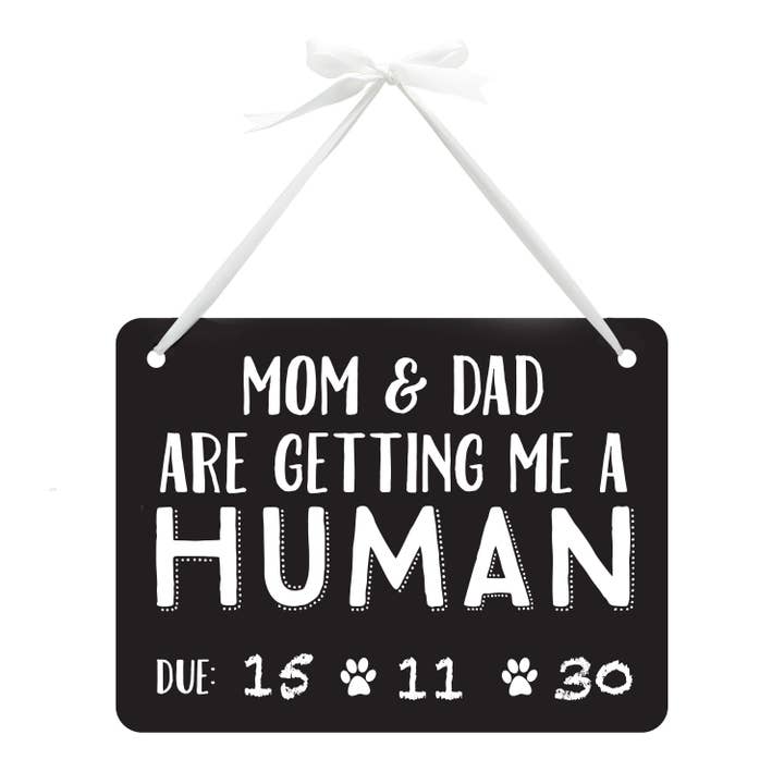 Pet's Baby Announcement Chalkboard for wholesale by Pearhead