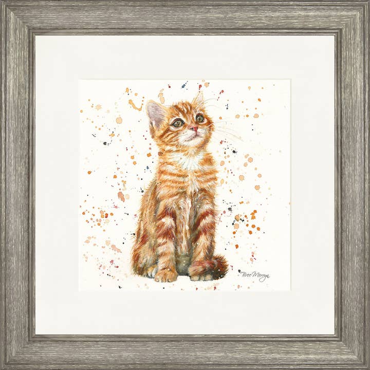 Pumpkin Square indrammet print (13 „eller 19") for engroshandel hos Bree Merryn Art Ltd