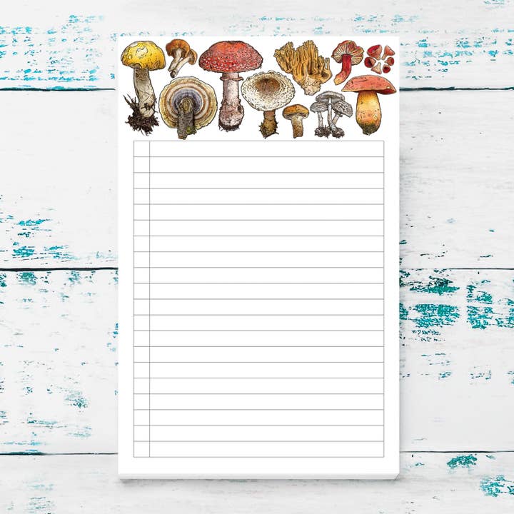 Mushroom Notepad for wholesale by Brook Isle