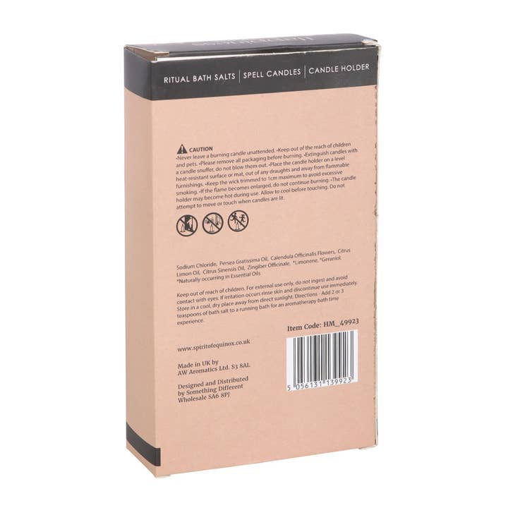 Something Different Wholesale - Wholesale Bath & Body Set - Happiness Herbal Ritual Bath Salt Kit