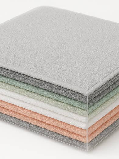 MIX Colored Wash Towels 12" X 12" for wholesale by Thread Stylez (Authorized Dealer)