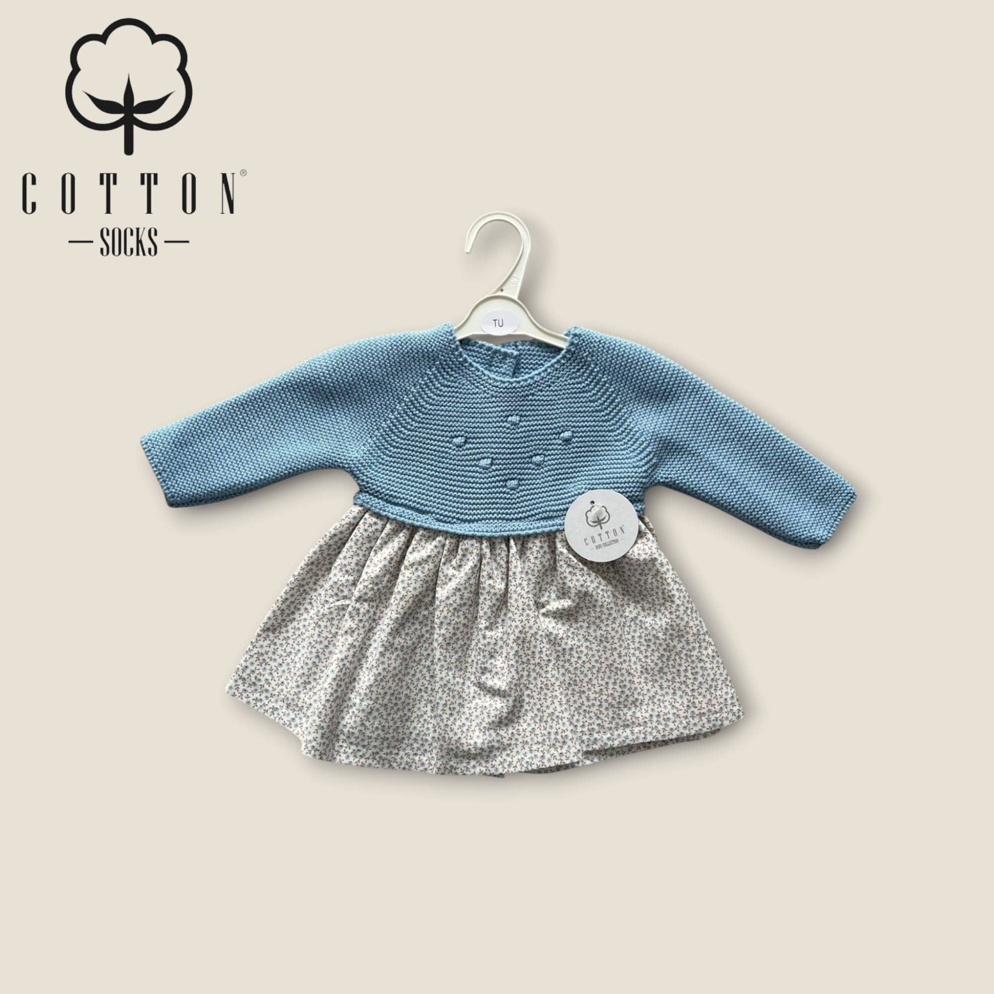 Cotton Socks – wholesale Klänning - Baby – 789 Stickad klänning med 100% bomullstyg9