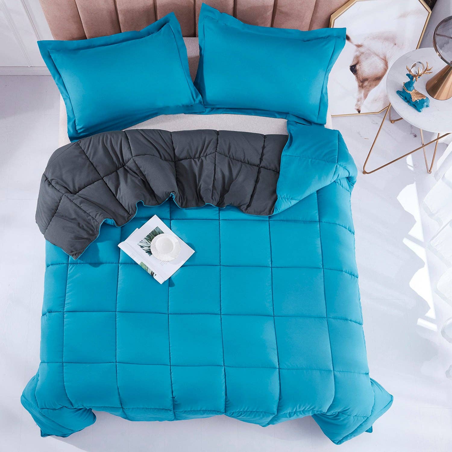 HIG - Wholesale Bedding Set - All Season Lightweight Down Alternative Comforter Set42