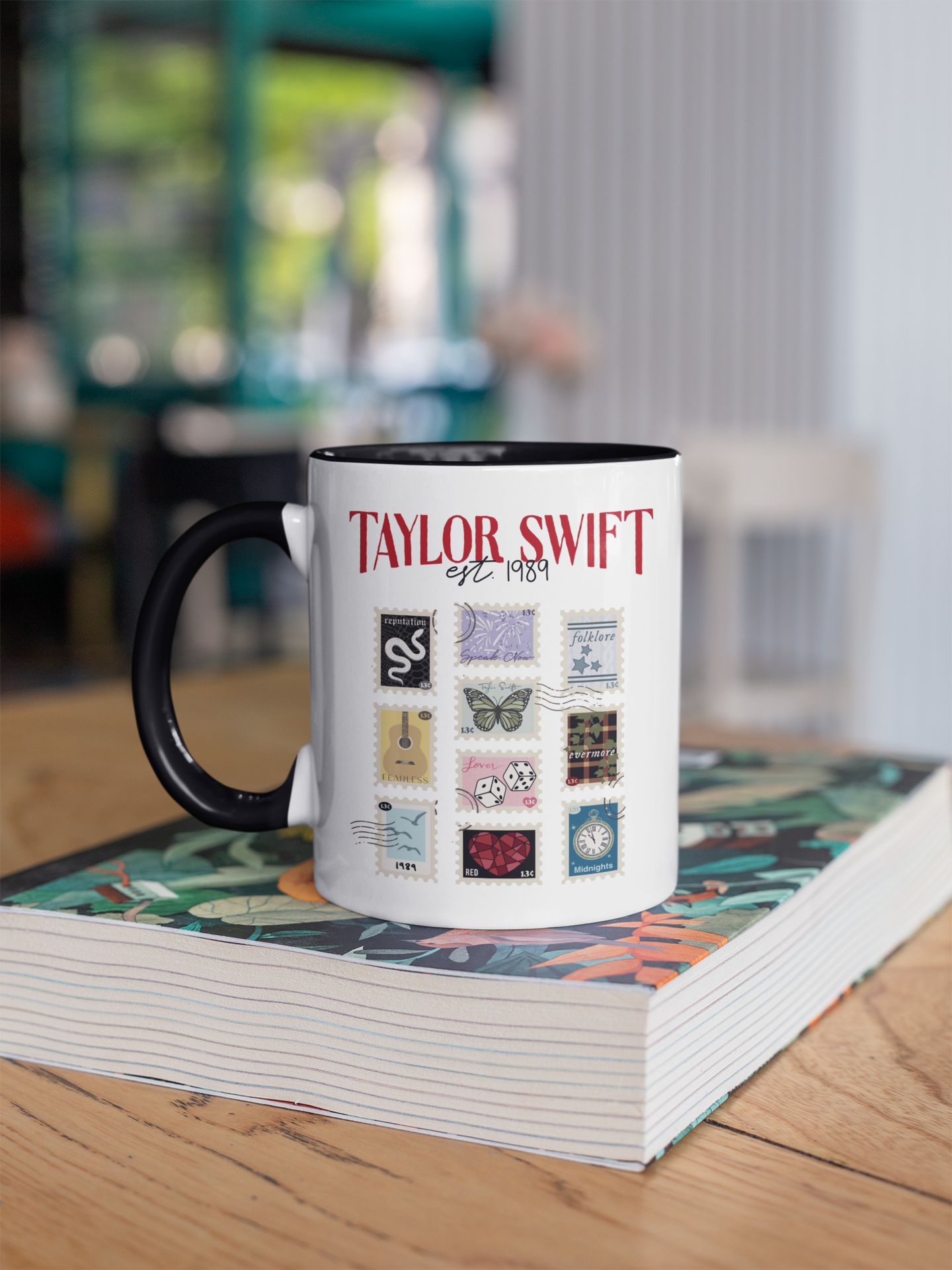 YellowBridge - Wholesale Coffee Mug - Taylor Album Stamps Mug0