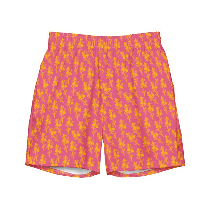 Conkerberry Pink Men Swim Shorts for wholesale by Palet Theory