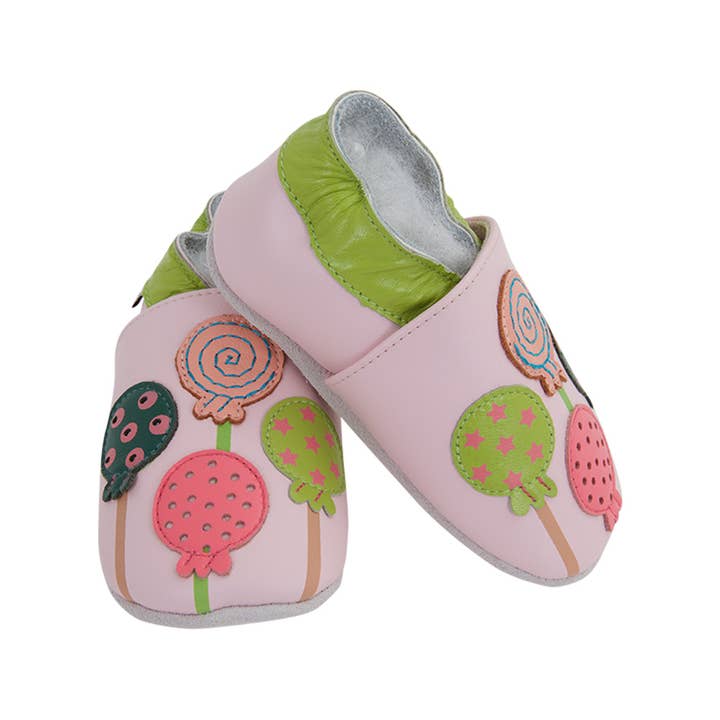 LAIT ET MIEL - Vente Chaussons – bébé - Pantoufles en cuir pour bébé - Sicettes