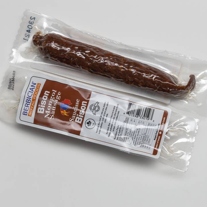 Bison Sausage for wholesale by Berbician Canada
