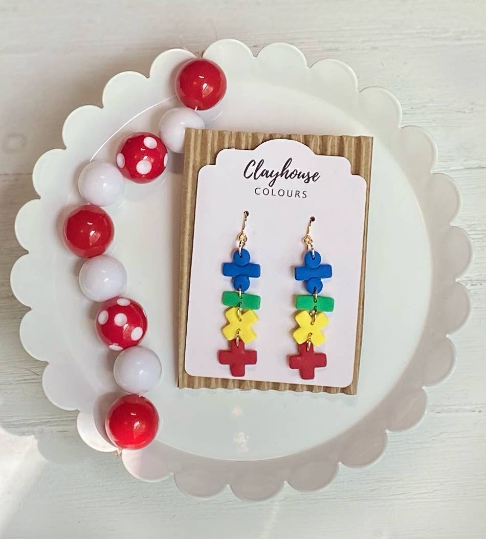 Clayhouse Colours - Wholesale Dangle Earrings - Teacher Earrings  | Back to School Earrings7