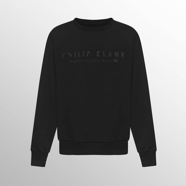 Men's black sweatshirt for wholesale by Philip Blank