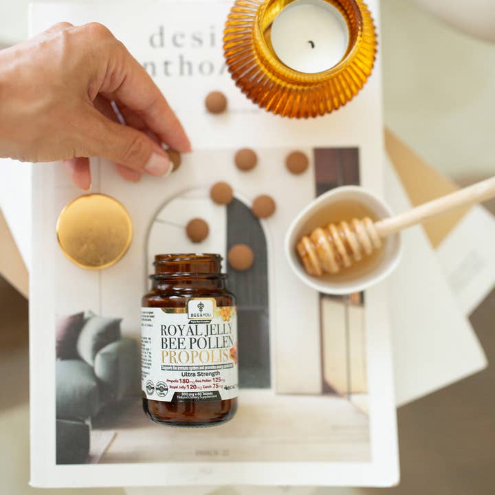 BEE&YOU – wholesale Oral supplement/vitamin – Royal Jelly + Bee Pollen + Propolis Tablets (Ultra Strength)