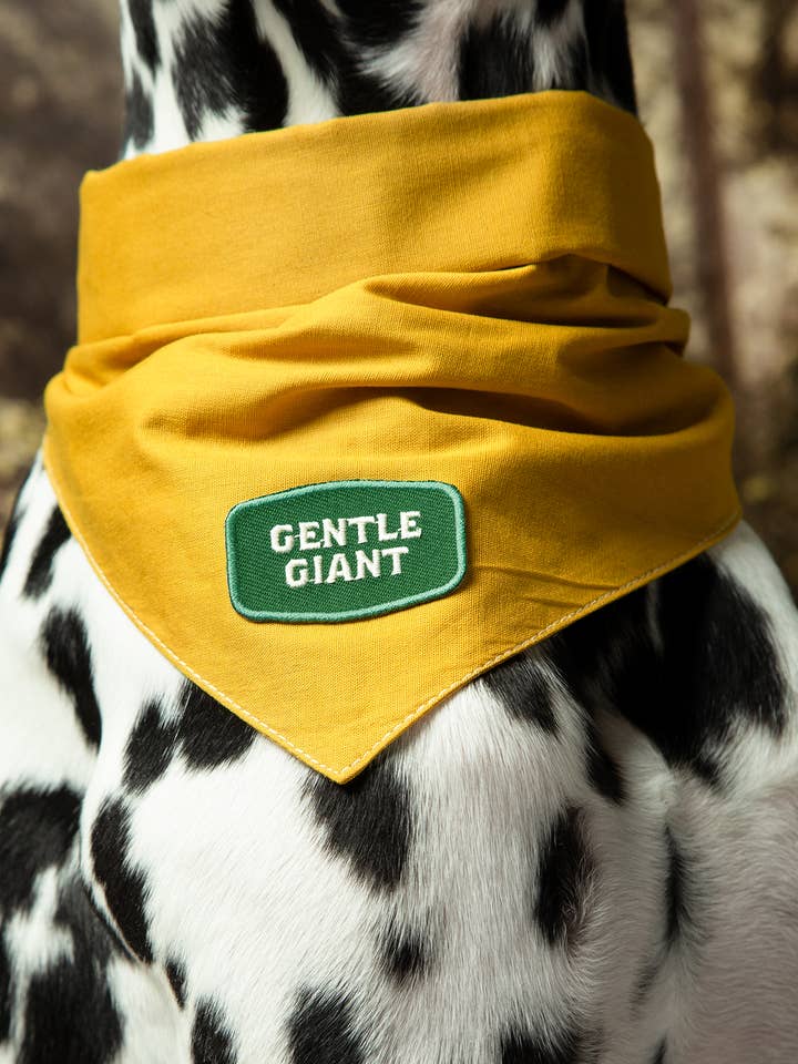 Gentle Giant iron-on patch for dogs and cats for wholesale by Scout's Honour Pty Ltd