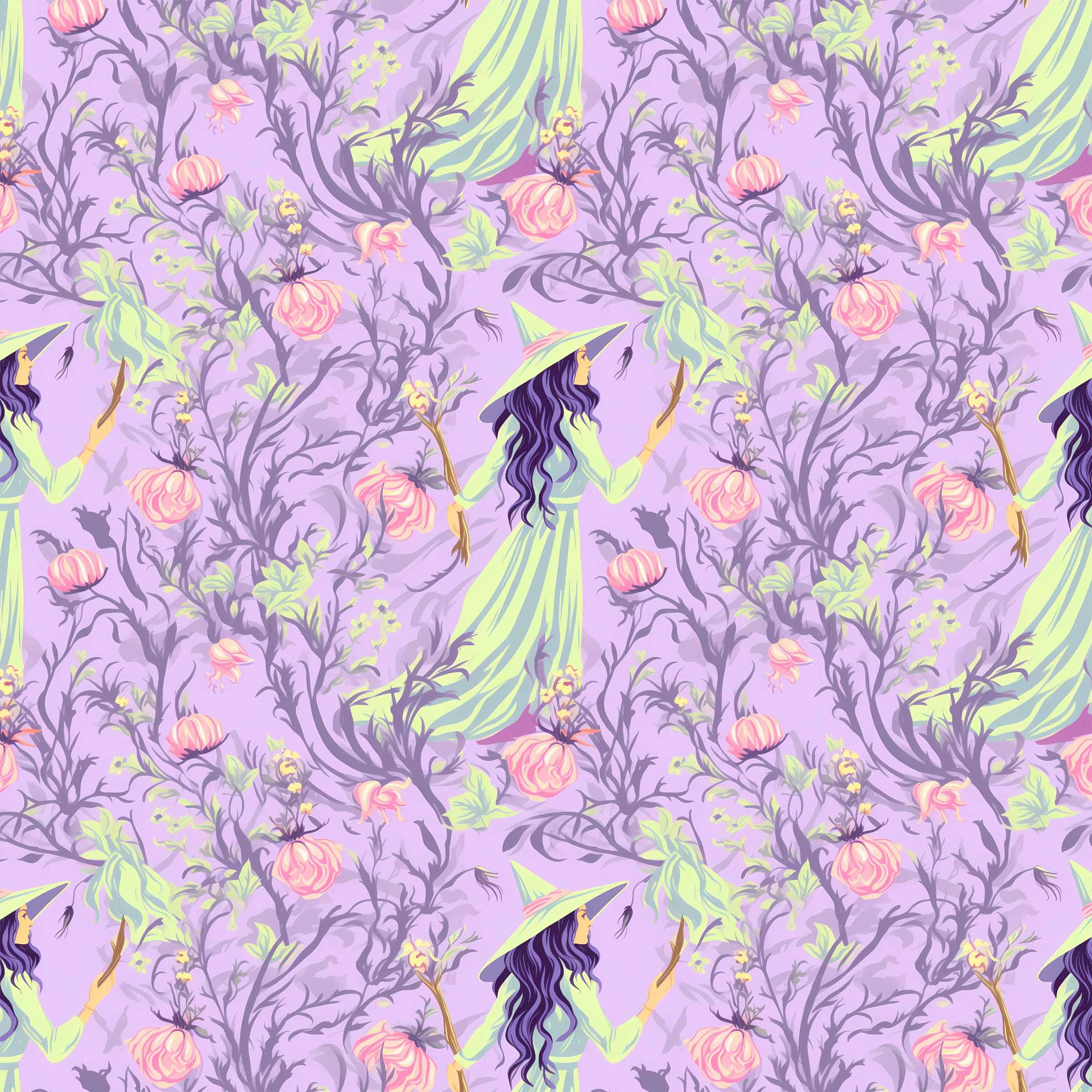 Beau Bottles - Wholesale Wine Gift Bag - Beau Bottles Preppy Halloween Witch - Champagne Collection4