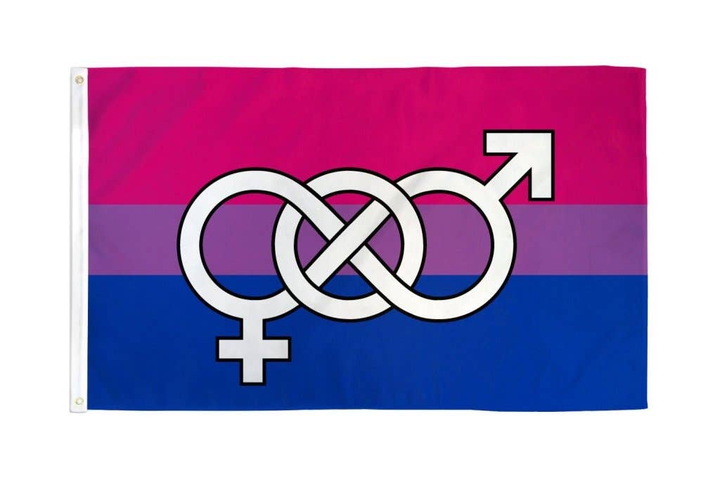 Flags Importer - Wholesale Flag - Bisexual (Symbol) Flag 2x3ft Poly0