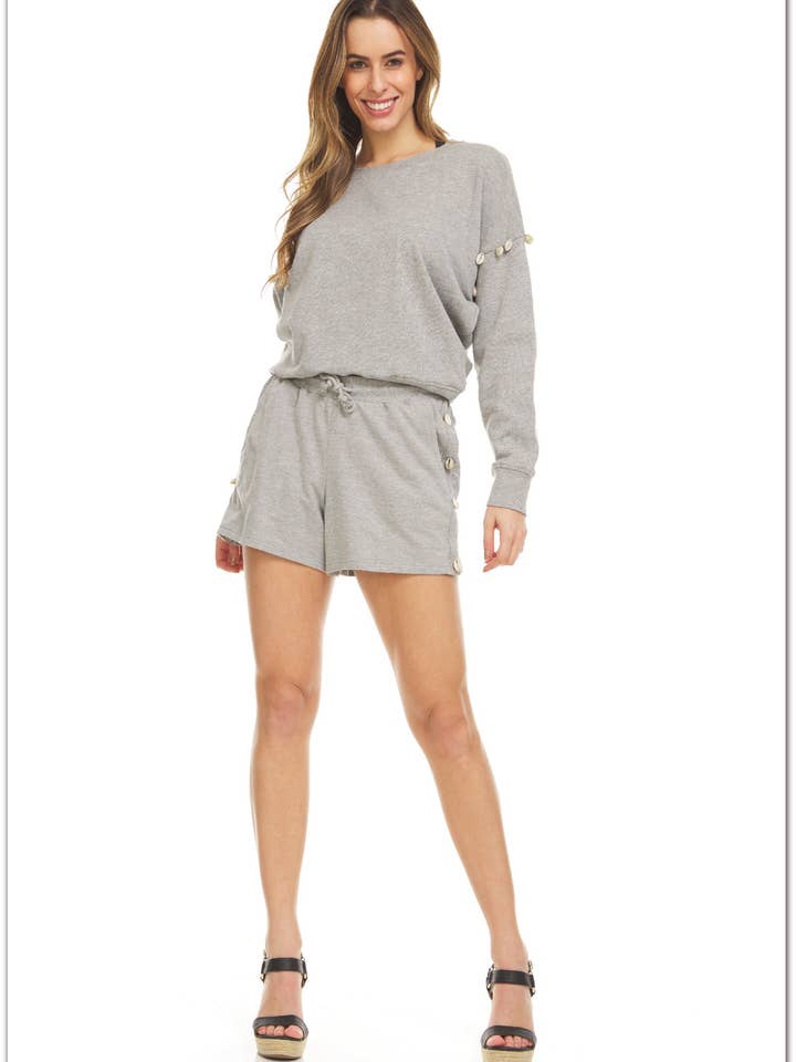 Trøje med muslingekant i fransk frotté for engroshandel hos Aruba Blue