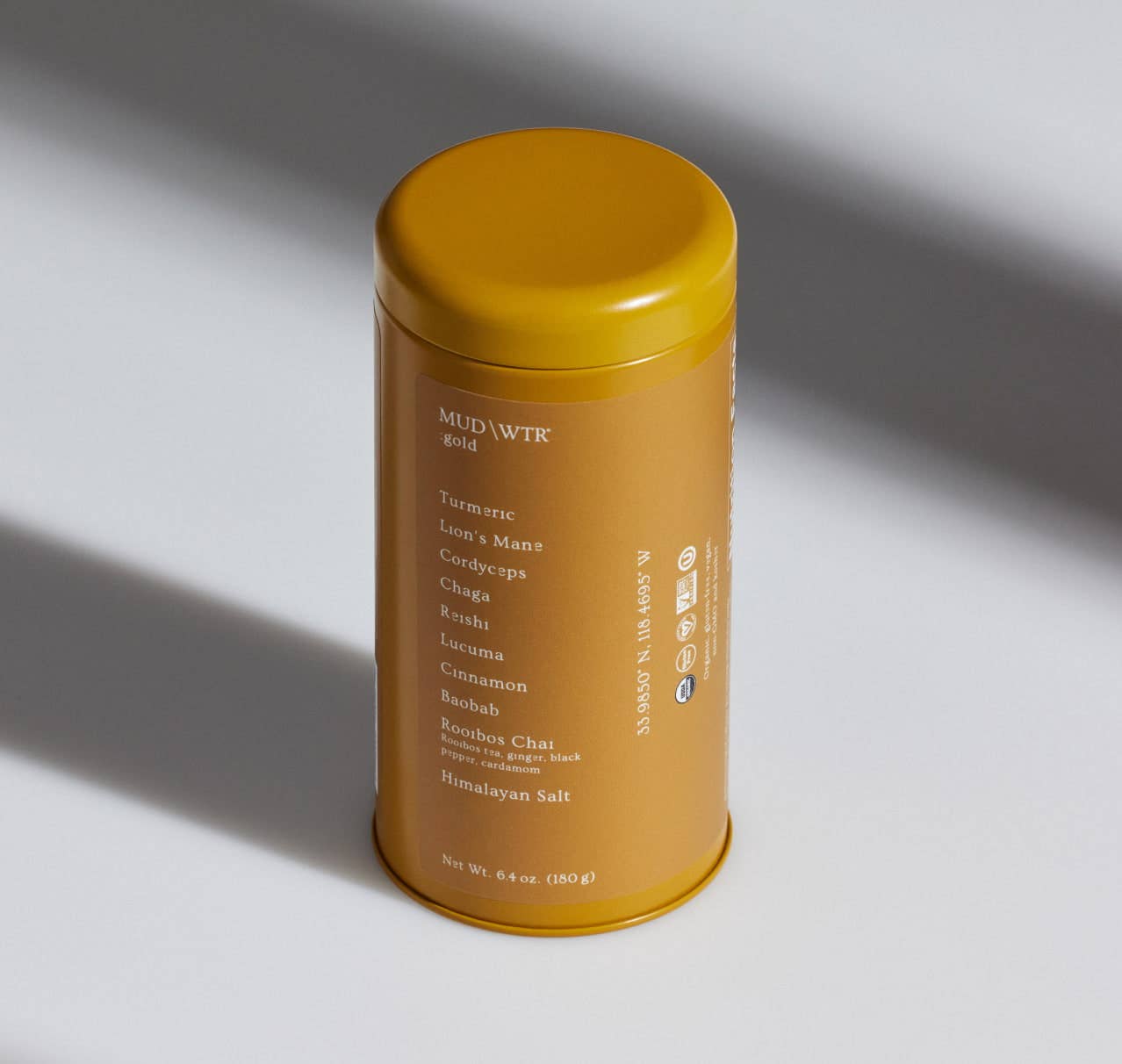 MUD\WTR - Wholesale Powdered Health Drink - MUD\WTR - 30 serving Turmeric (12 pack)