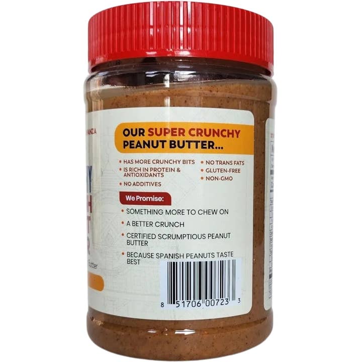 Don Quixote - Wholesale Nut Butter - Don Quixote CRUNCHY SPANISH PEANUT BUTTER, 1 lb.