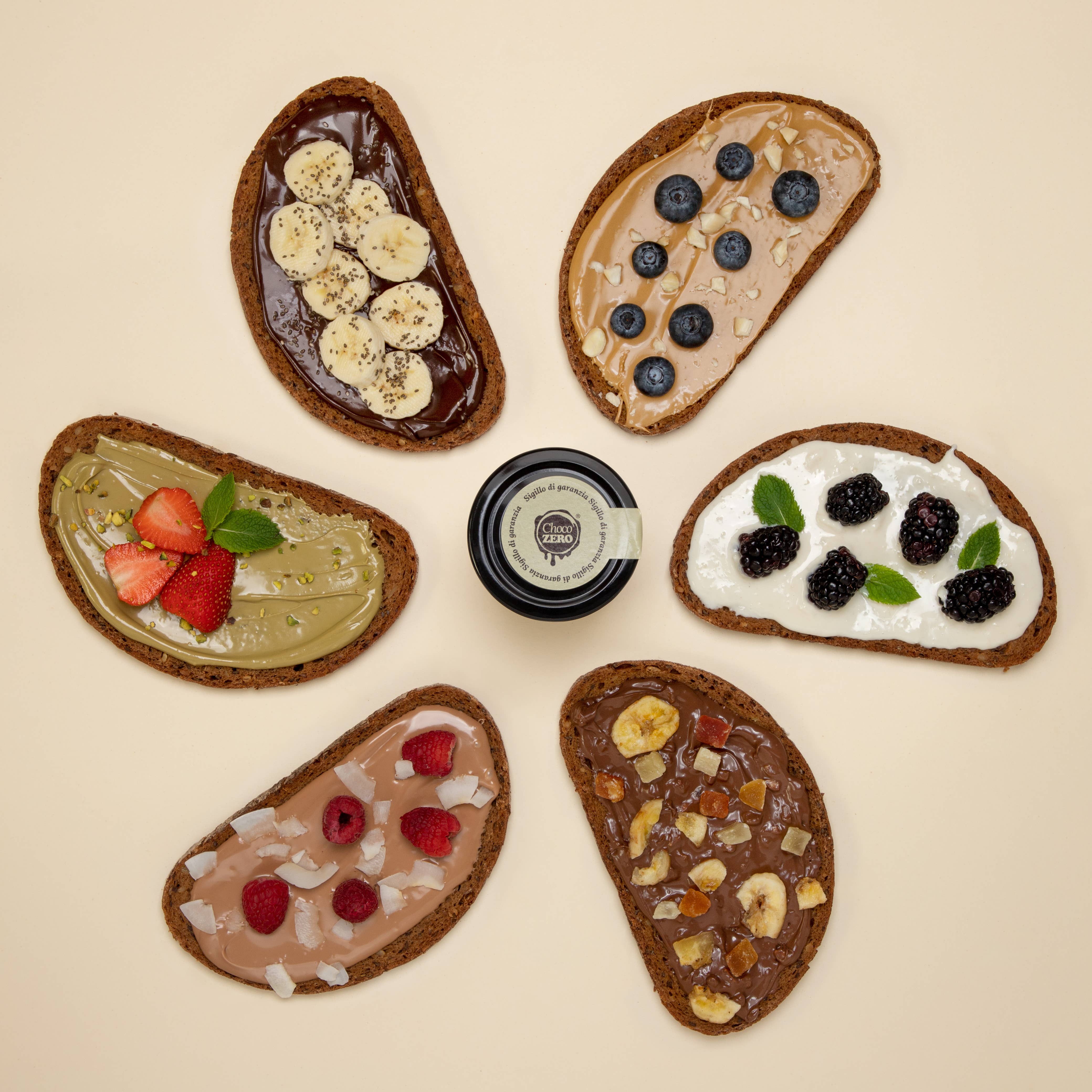 Choco Zero – wholesale Nut butter – Sugar-free protein cream italymade dark chocolate2